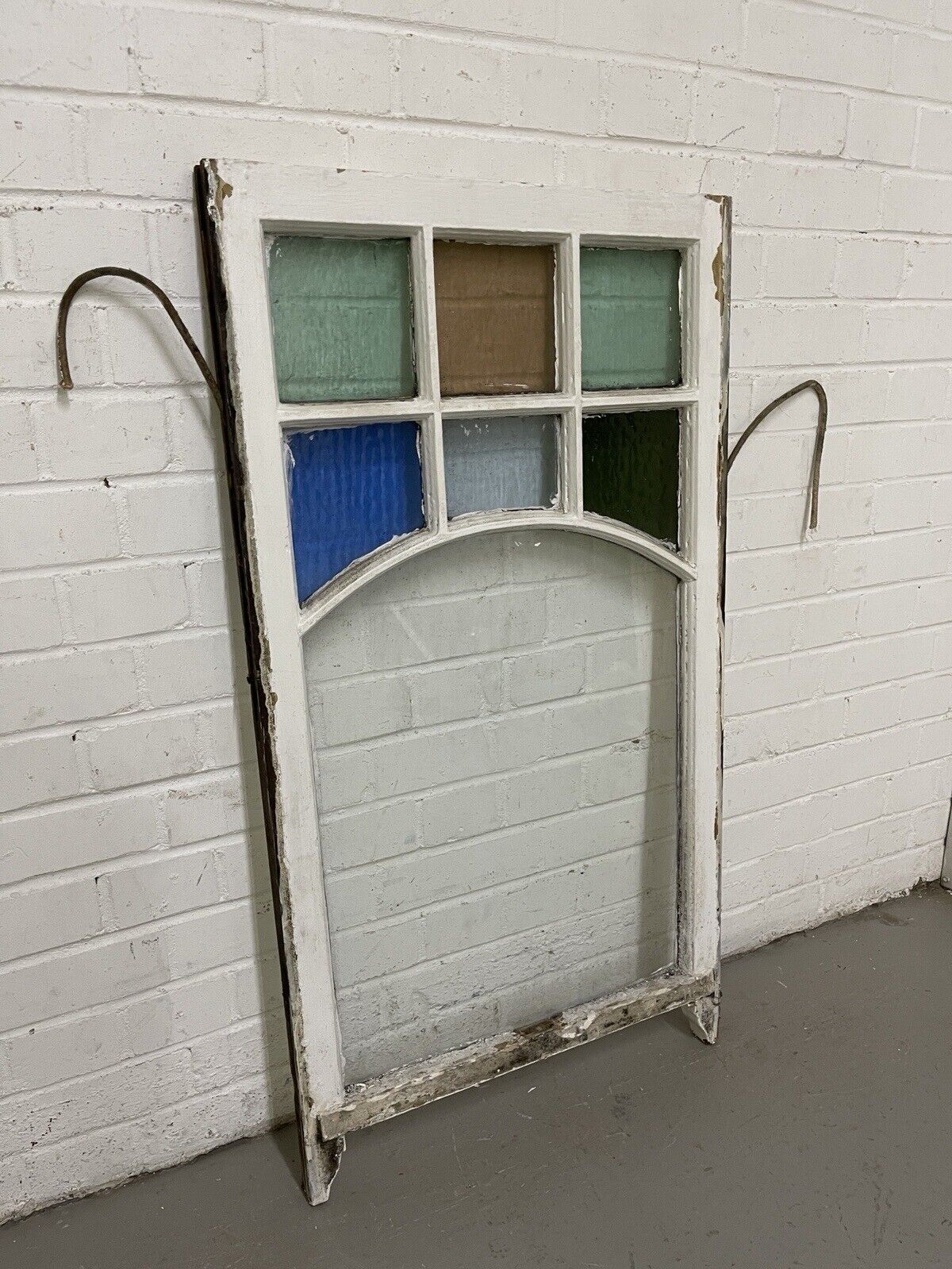 Reclaimed Old Georgian Edwardian Panel Wooden Sash Window 555 x 1030mm