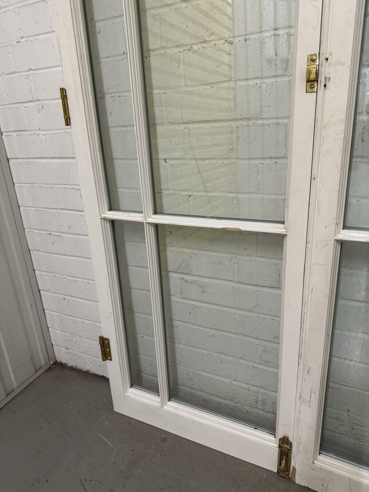 Reclaimed French Double Glazed Wooden Double Doors 1786 or 1810mm x 1120mm