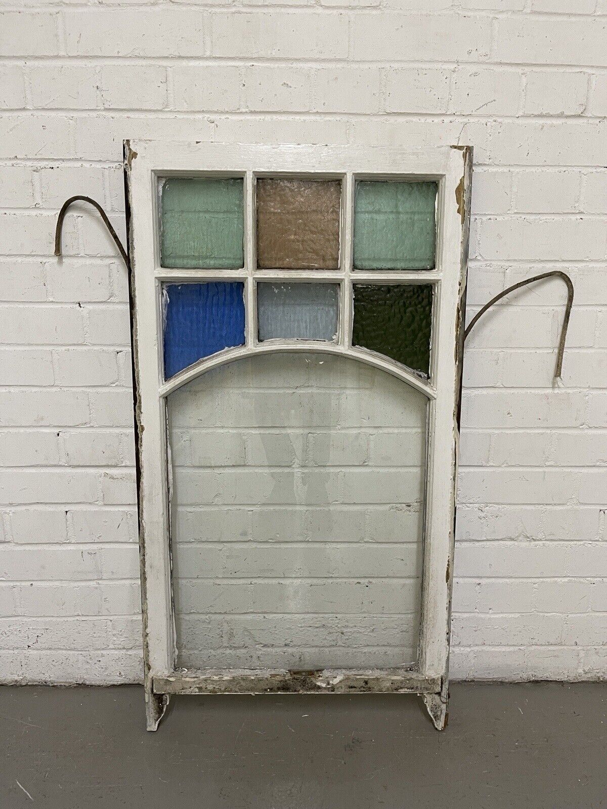 Reclaimed Old Georgian Edwardian Panel Wooden Sash Window 555 x 1030mm