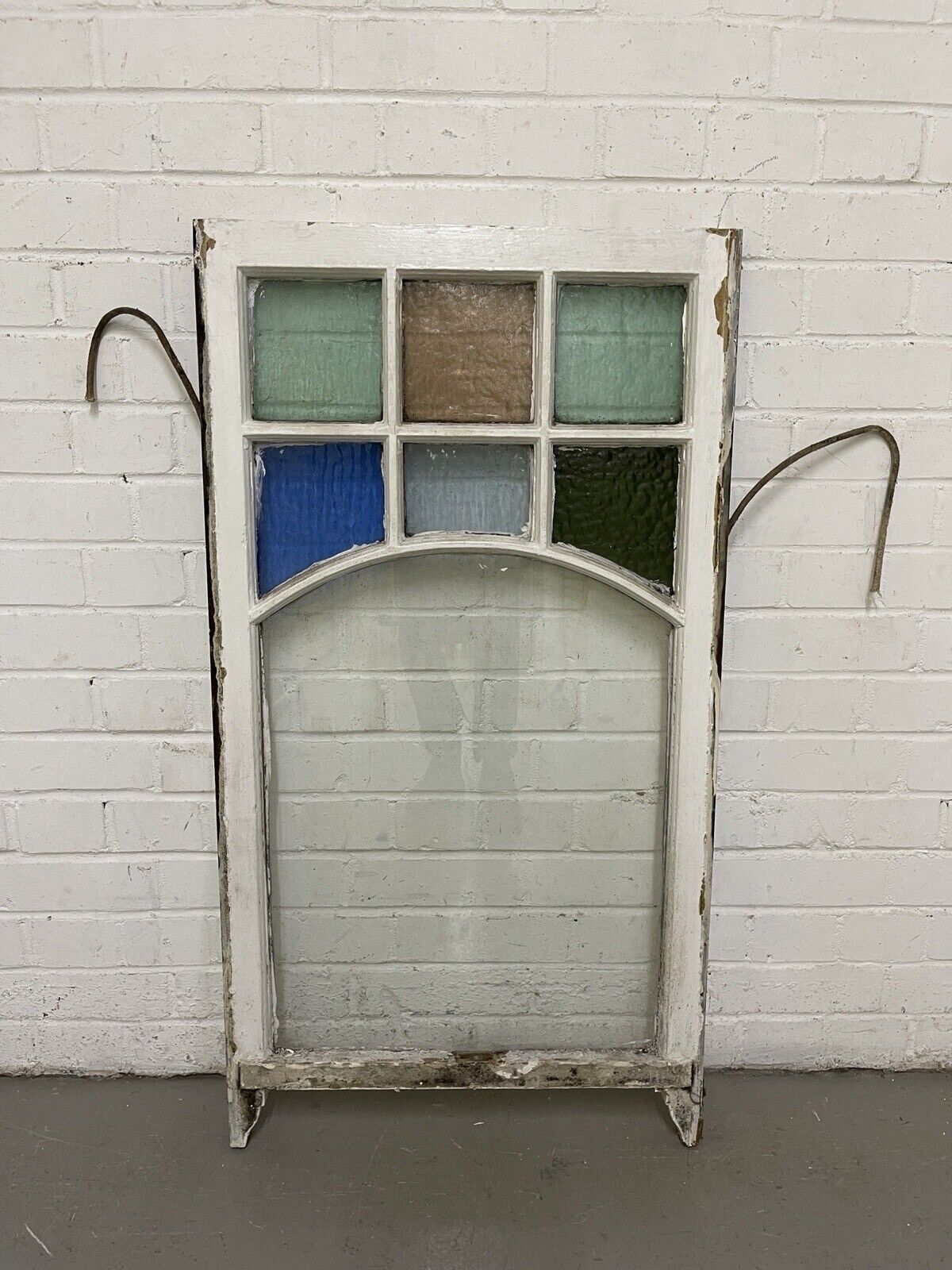 Reclaimed Old Georgian Edwardian Panel Wooden Sash Window 555 x 1030mm