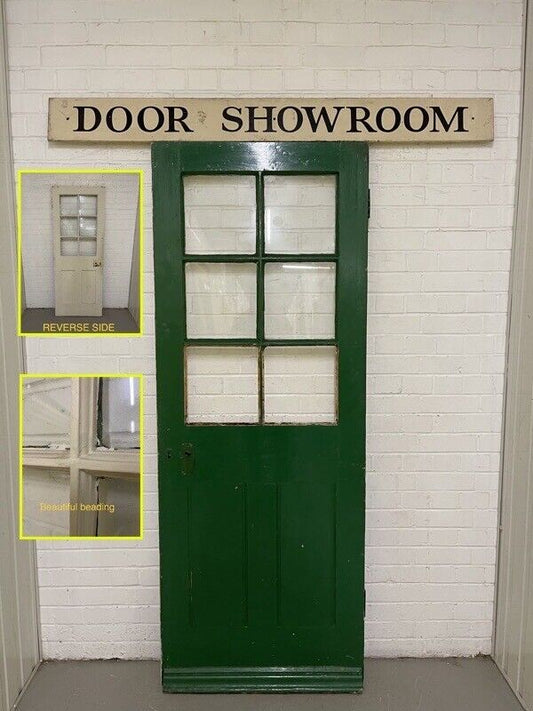 Reclaimed Georgian Victorian Wooden Panel External Or Internal Door 1980 x 760mm