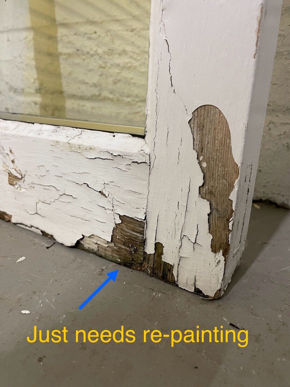 Job lot of  Four Reclaimed Style Georgian Double Glazed Windows 550mm x 818mm