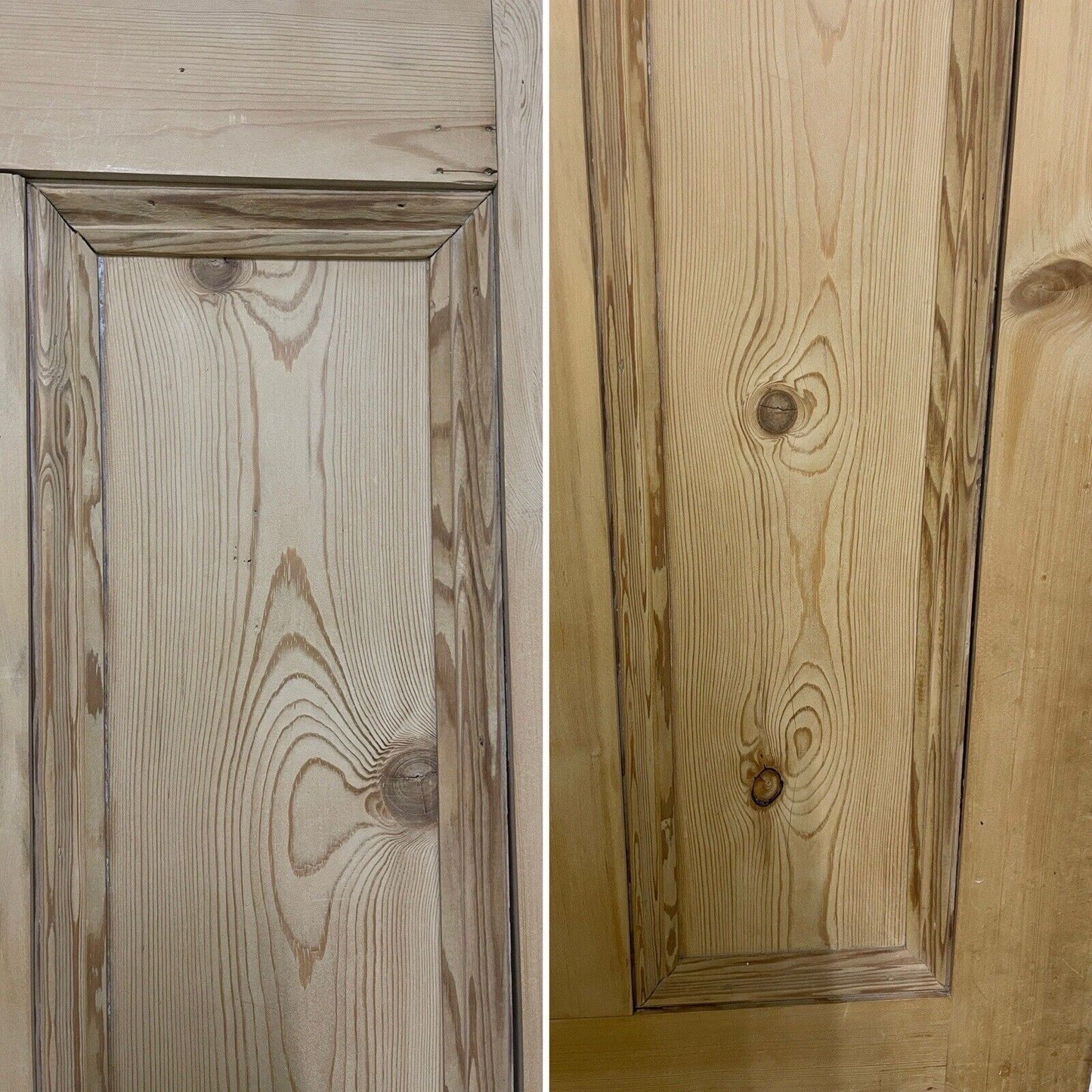 Reclaimed Victorian Pine Internal 4 panel Door 1940 or 1950 x 743mm