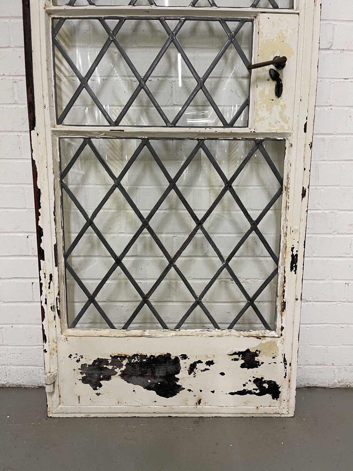 Reclaimed Vintage Industrial Crittall Crital Steel Metal Door Frame 2055 x 763mm