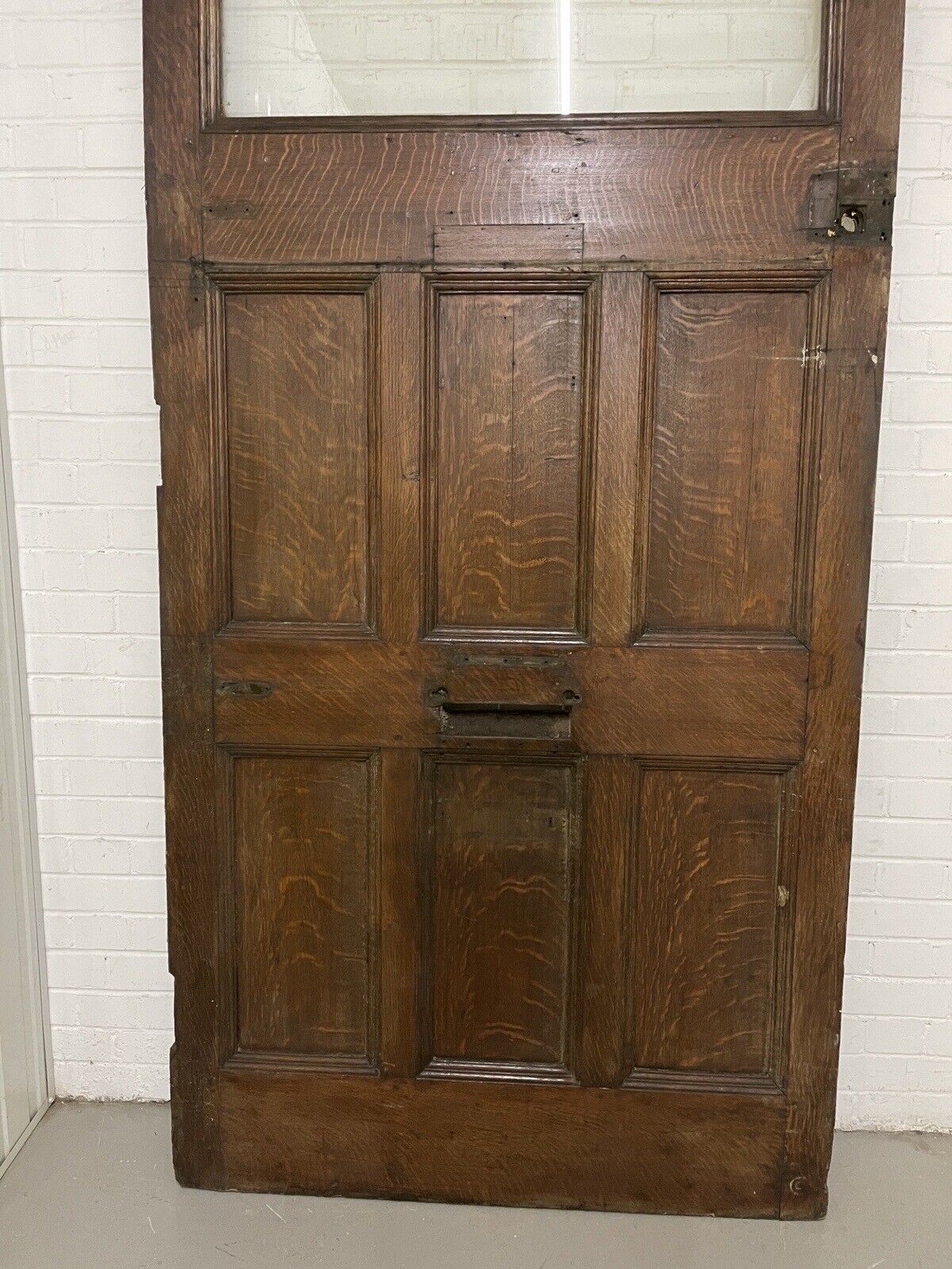 Reclaimed Oak Wooden Entrance Arch Front Door 2390 or 2590mm with Arch x 1105mm