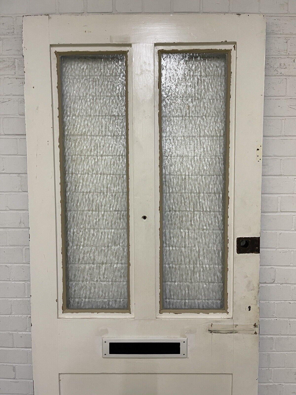 Reclaimed Old Victorian Edwardian Wooden Panel Front Door 2125 x 910mm