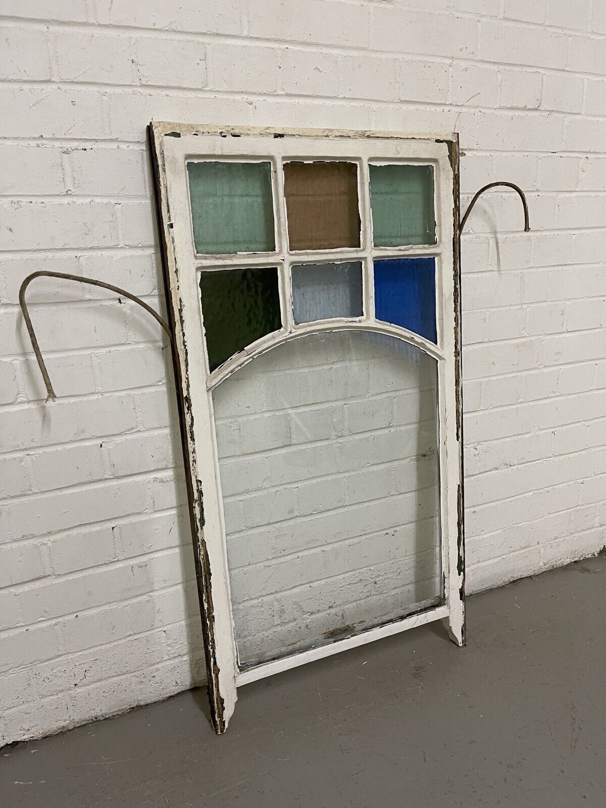 Reclaimed Old Georgian Edwardian Panel Wooden Sash Window 555 x 1030mm