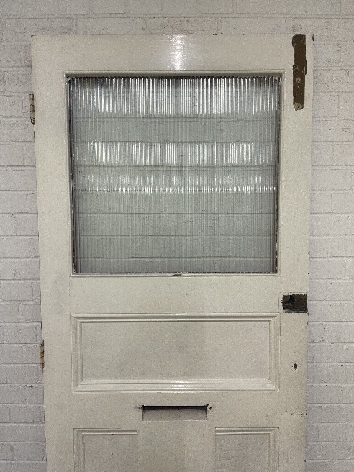 Reclaimed Old Victorian Edwardian Wooden Panel Front Door 2070 Or 2080 x 860mm