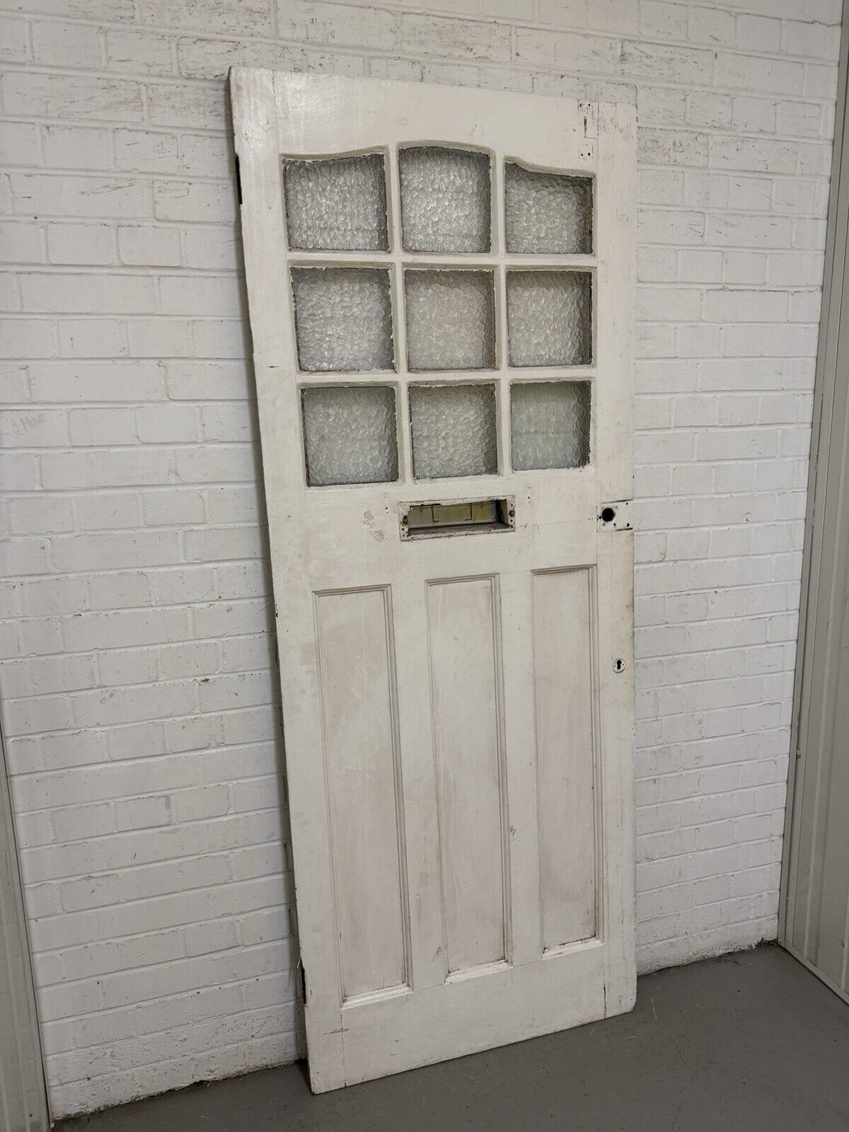 Reclaimed Victorian Edwardian Wooden Panel Front Door 2015 x 785 or 790mm