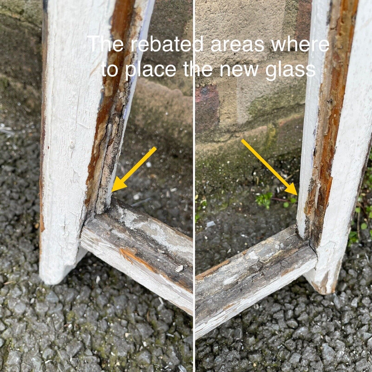 Job Lot of 3 Reclaimed Old Edwardian Arch Wooden Sash Windows 760 x 957mm