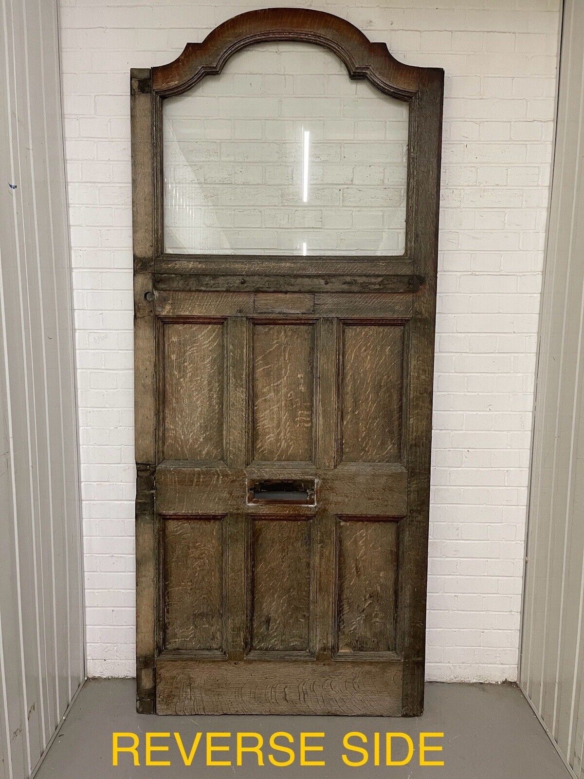 Reclaimed Oak Wooden Entrance Arch Front Door 2390 or 2590mm with Arch x 1105mm