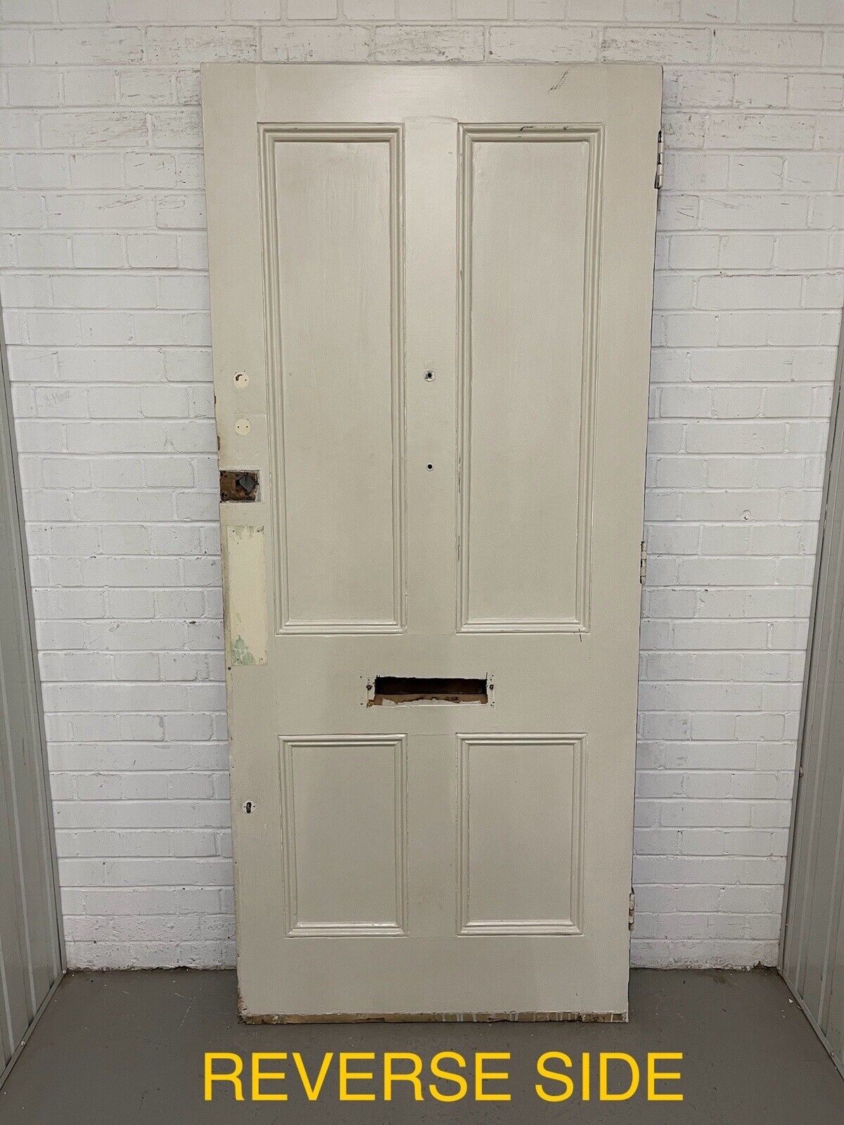 Reclaimed Modern Style Edwardian Victorian Wooden Panel Front Door 2070 x 905mm