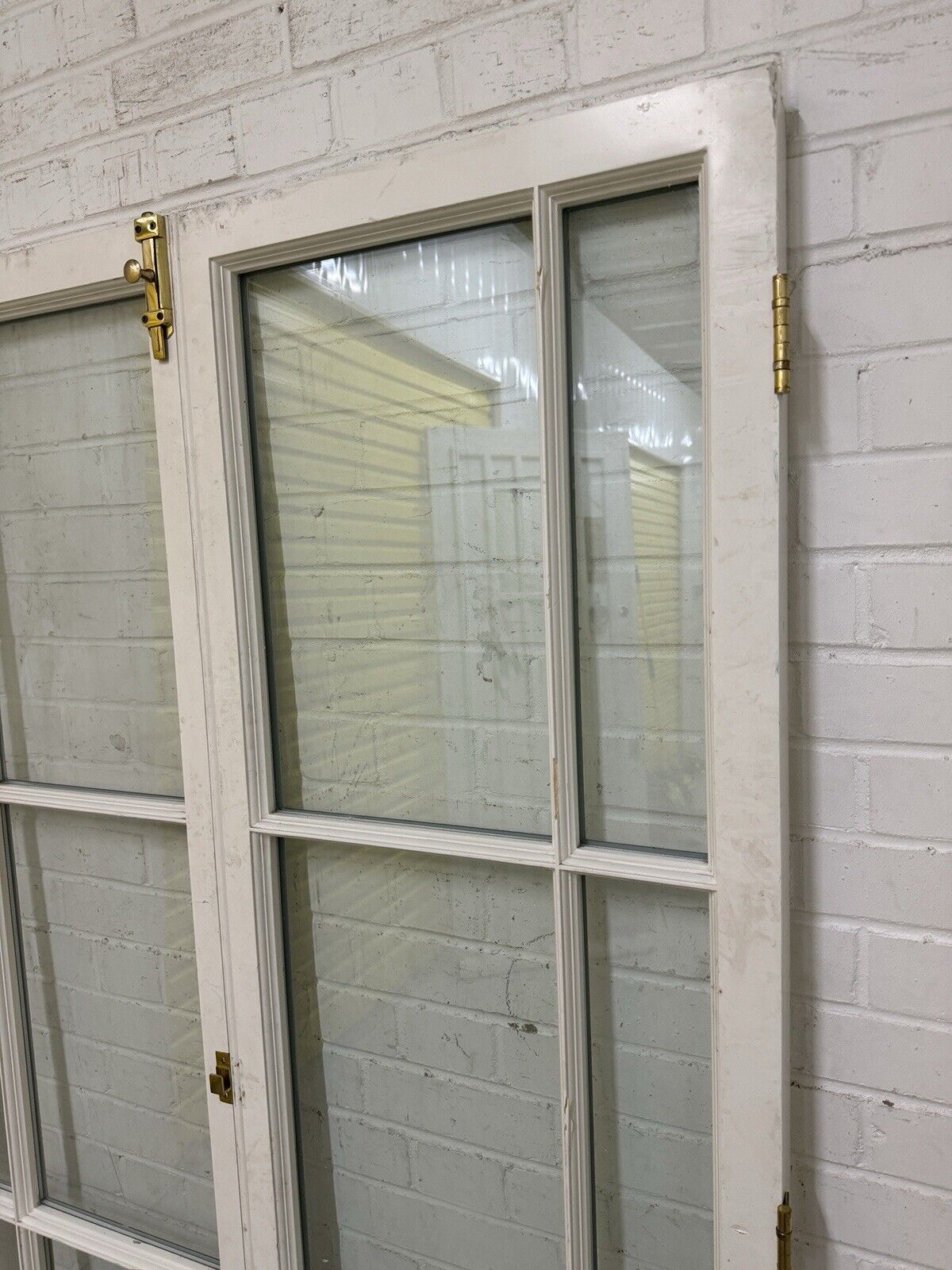 Reclaimed French Double Glazed Wooden Double Doors 1786 or 1810mm x 1120mm