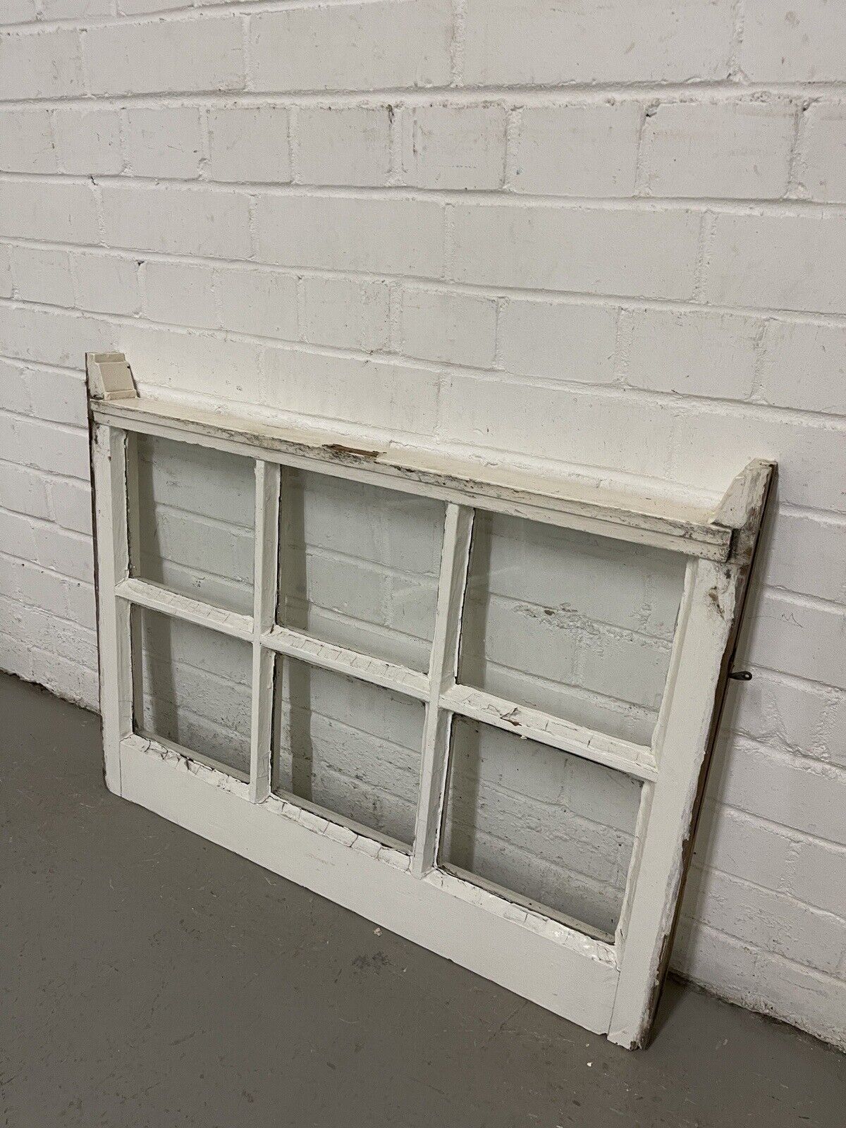 Pair Reclaimed Georgian 6 Panel Wooden Panel Sash Window 770 x 545 770 x 590mm