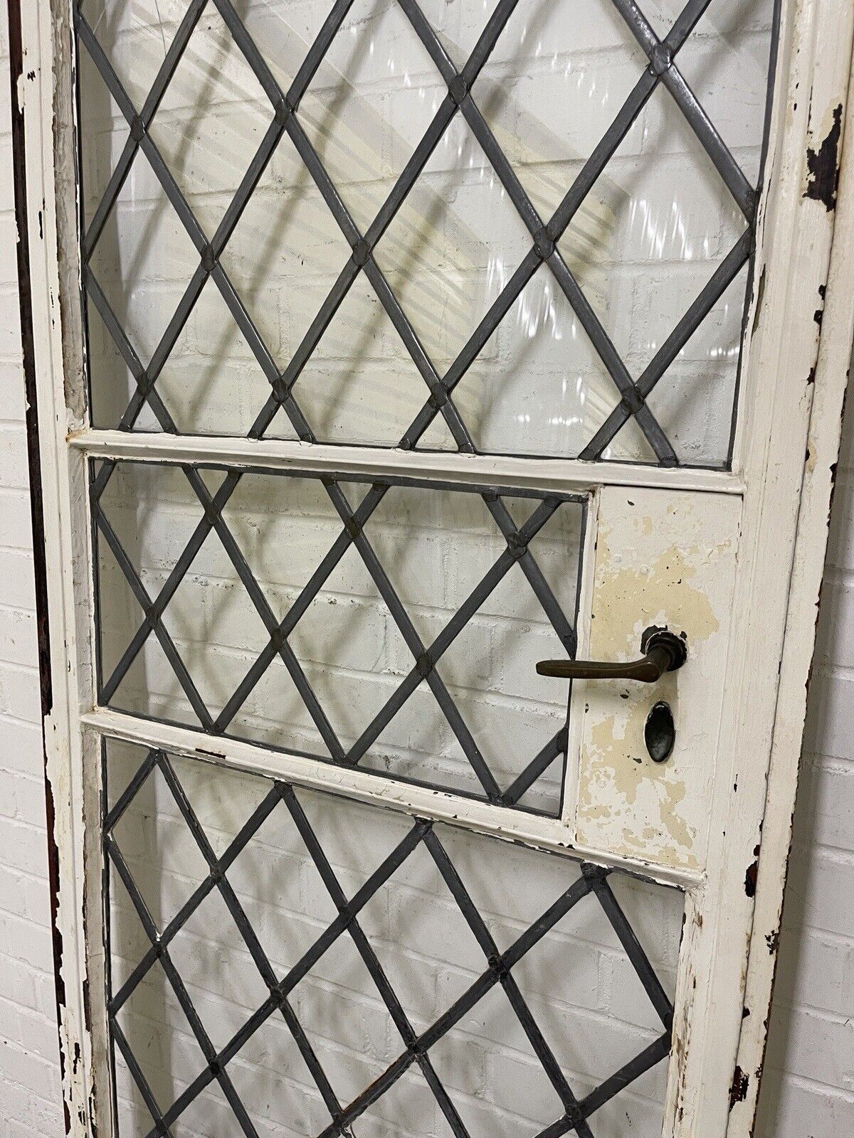 Reclaimed Vintage Industrial Crittall Crital Steel Metal Door Frame 2055 x 763mm