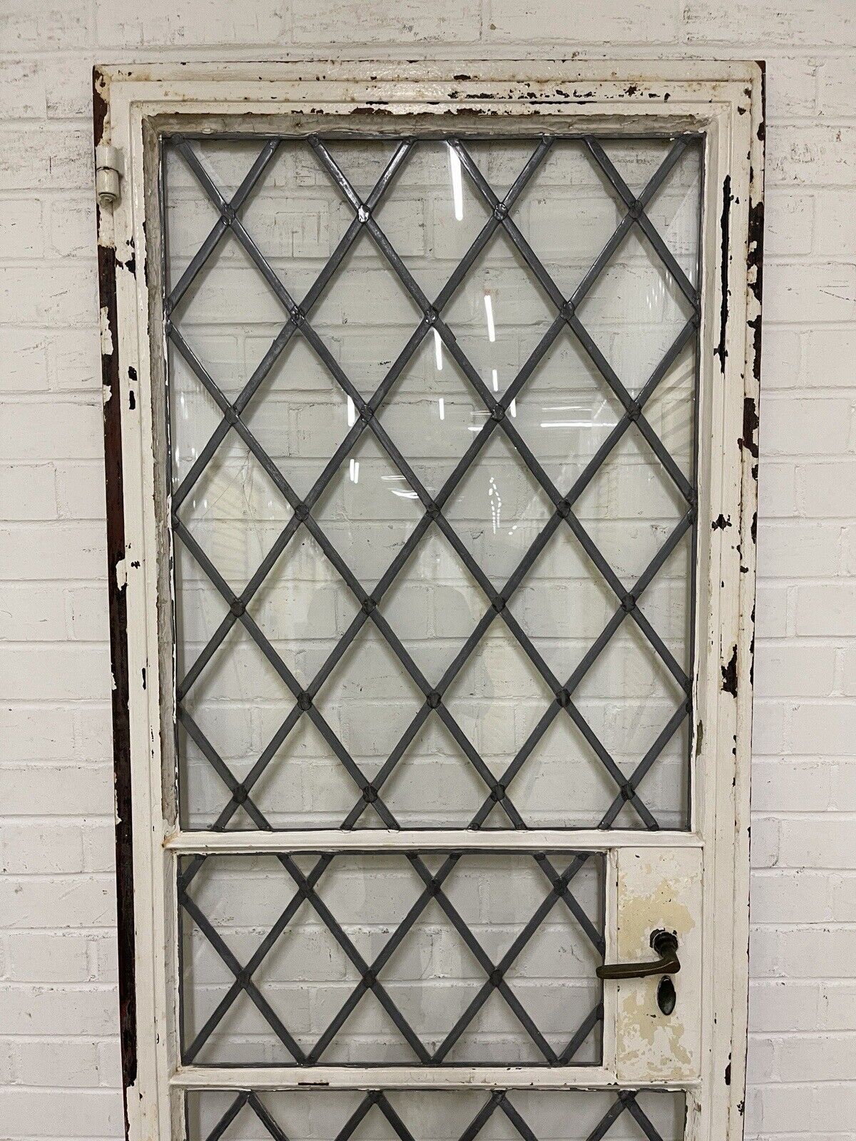 Reclaimed Vintage Industrial Crittall Crital Steel Metal Door Frame 2055 x 763mm