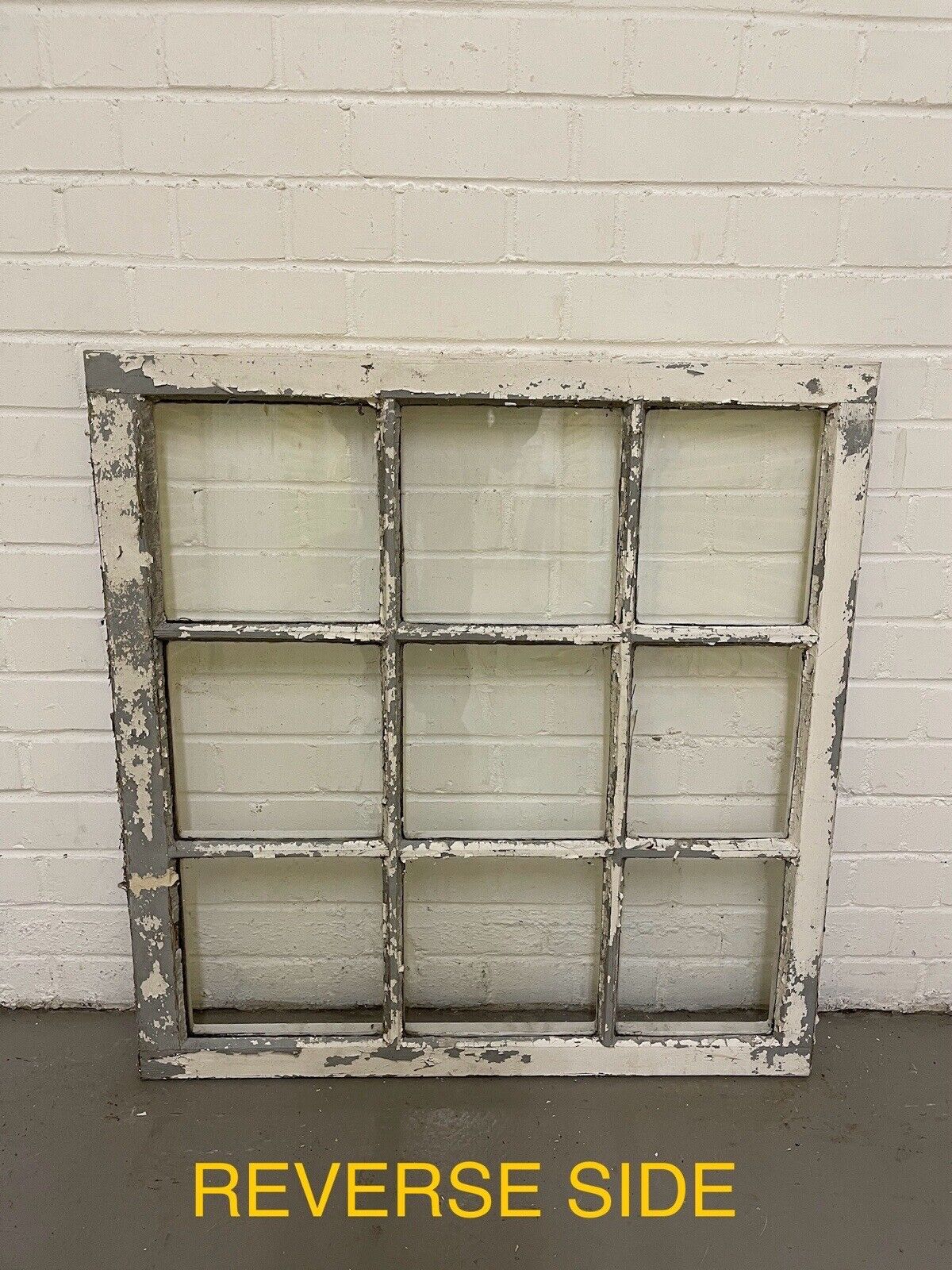 Reclaimed Modern Georgian 9 Panel Wooden Window 815 x 840mm or 797 x 825mm