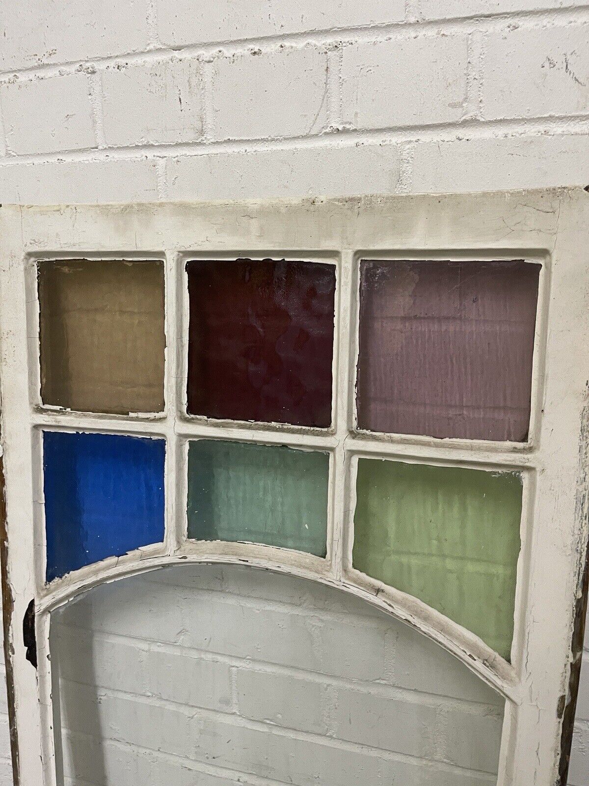 Reclaimed Old Georgian Edwardian Panel Wooden Sash Window 558 x 880mm