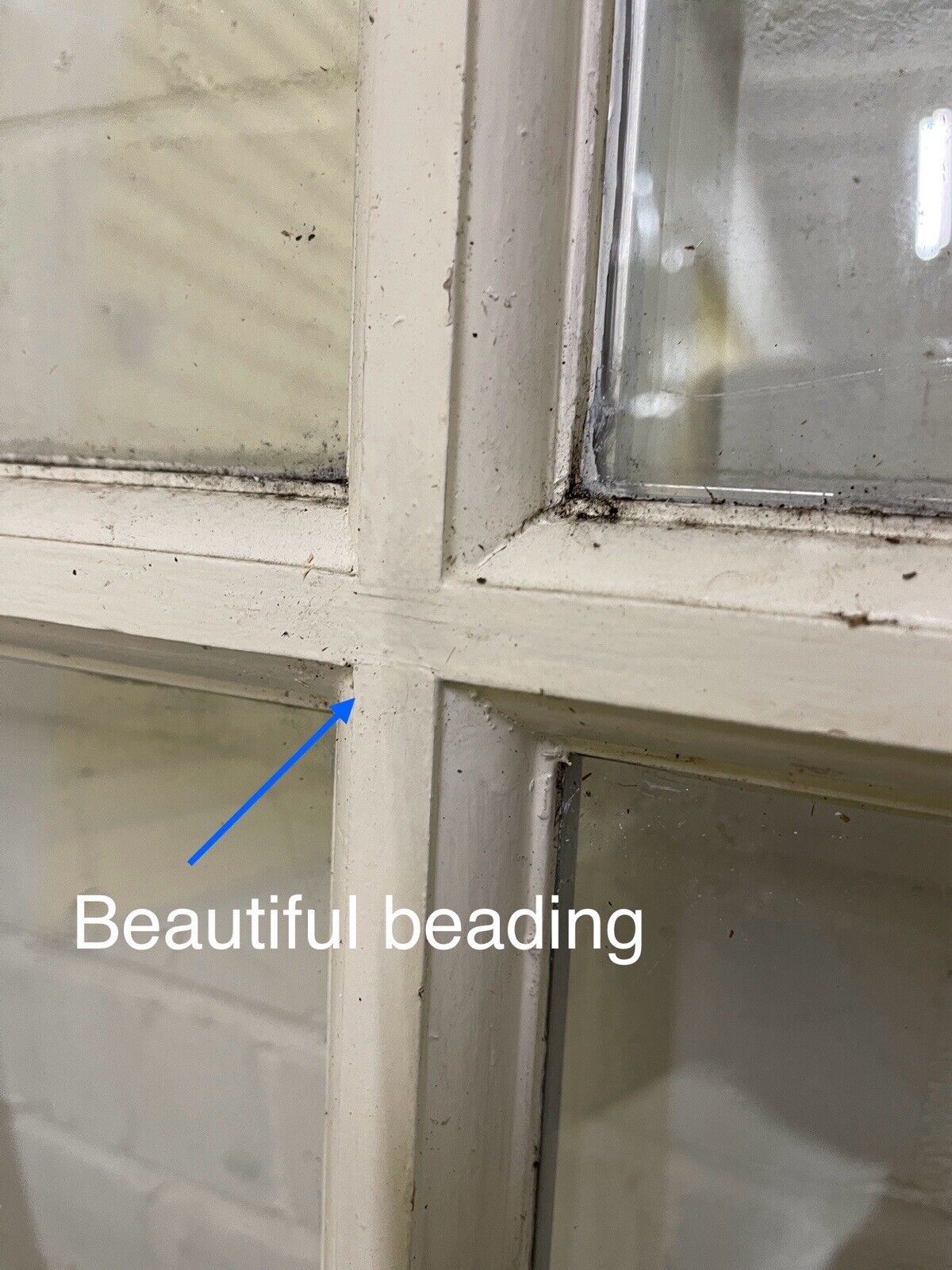 Job lot of  Four Reclaimed Style Georgian Double Glazed Windows 550mm x 818mm