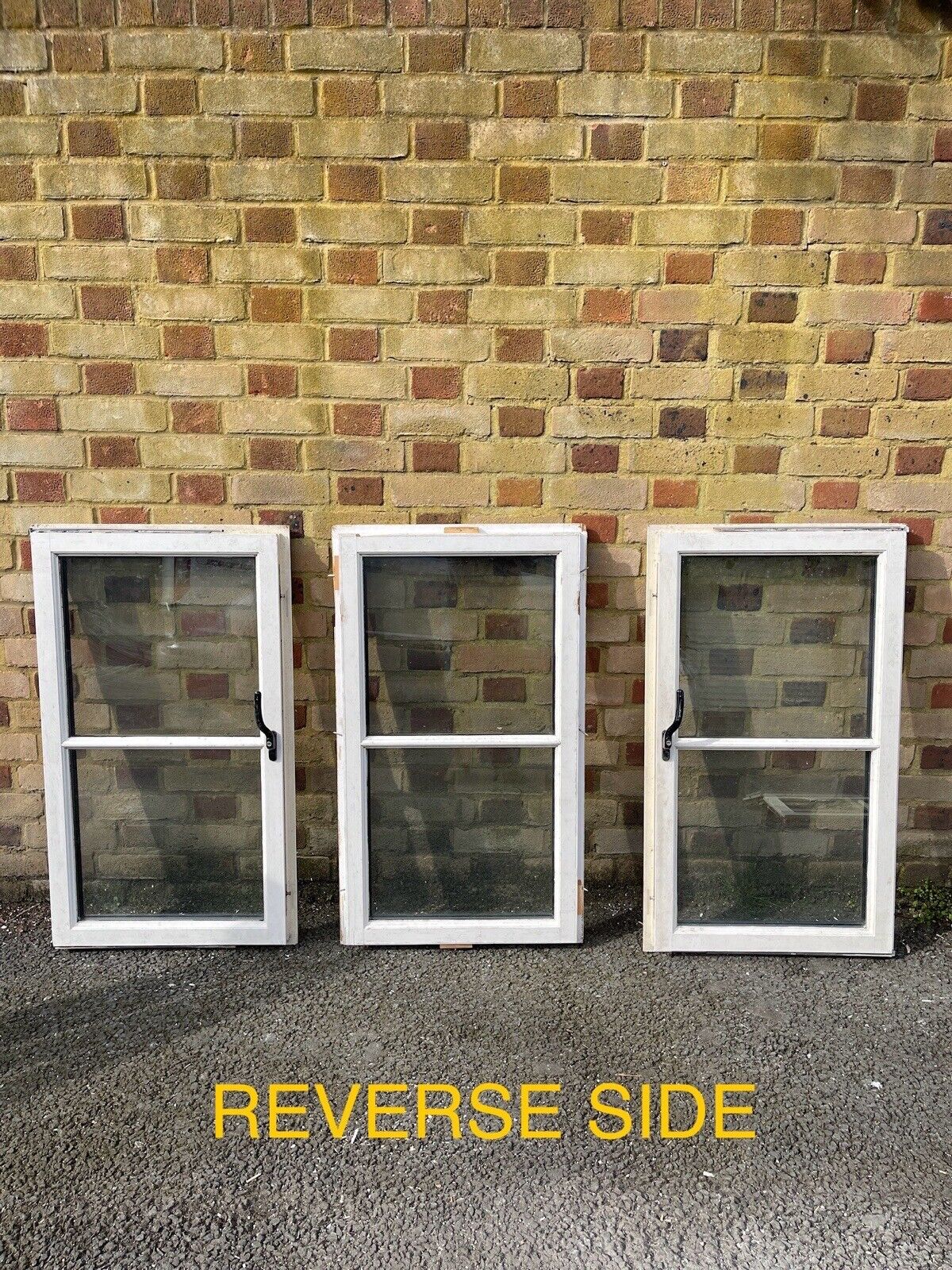 Job Lot Of Eleven Double Glazed Wooden Windows