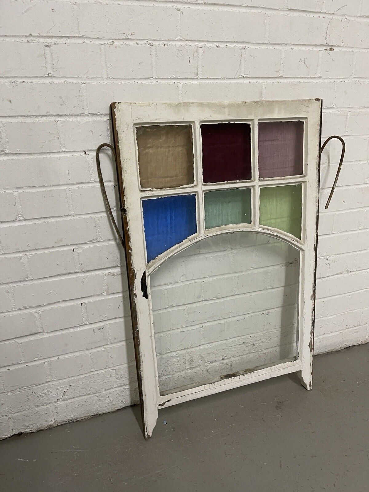 Reclaimed Old Georgian Edwardian Panel Wooden Sash Window 558 x 880mm
