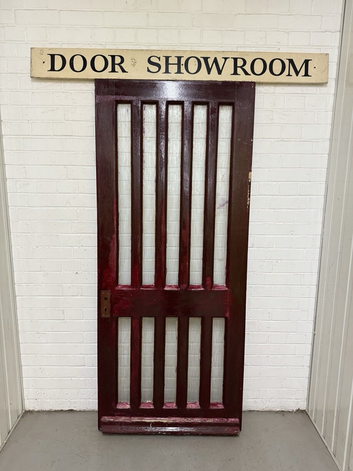 Reclaimed Old Victorian Edwardian Wooden Front Door 1976 Or 1955mm x 840mm
