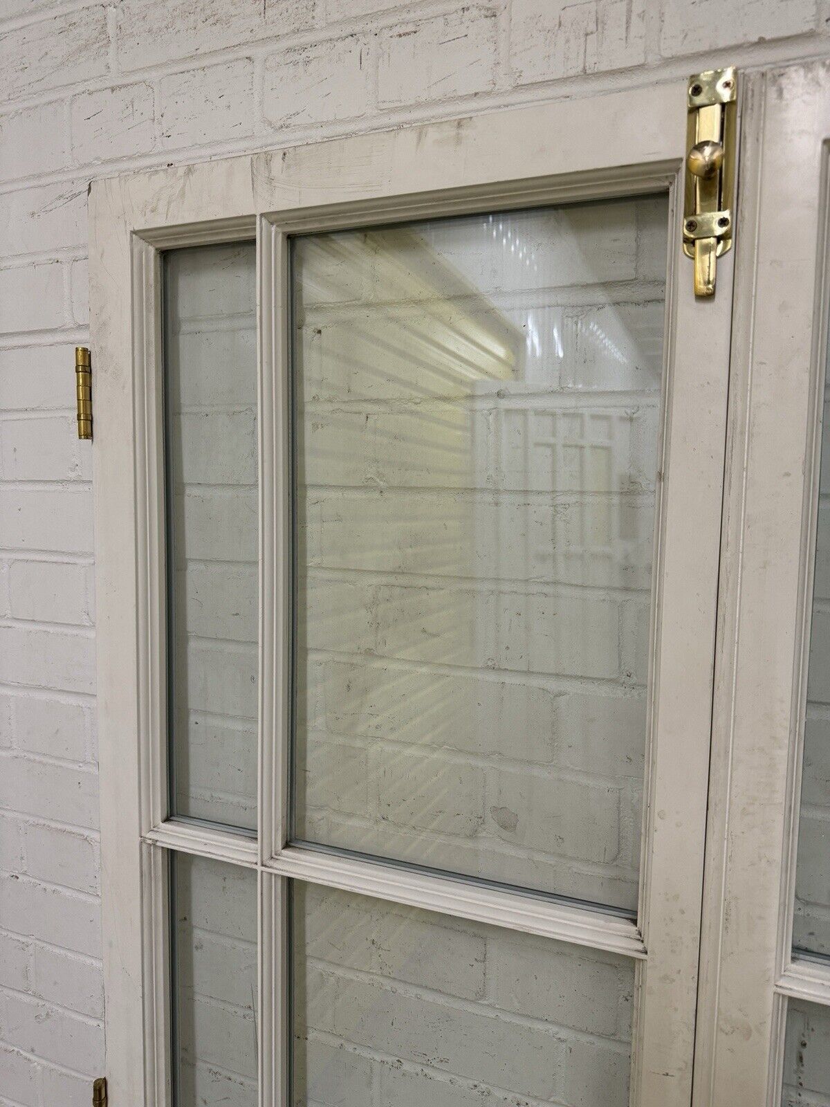 Reclaimed French Double Glazed Wooden Double Doors 1786 or 1810mm x 1120mm