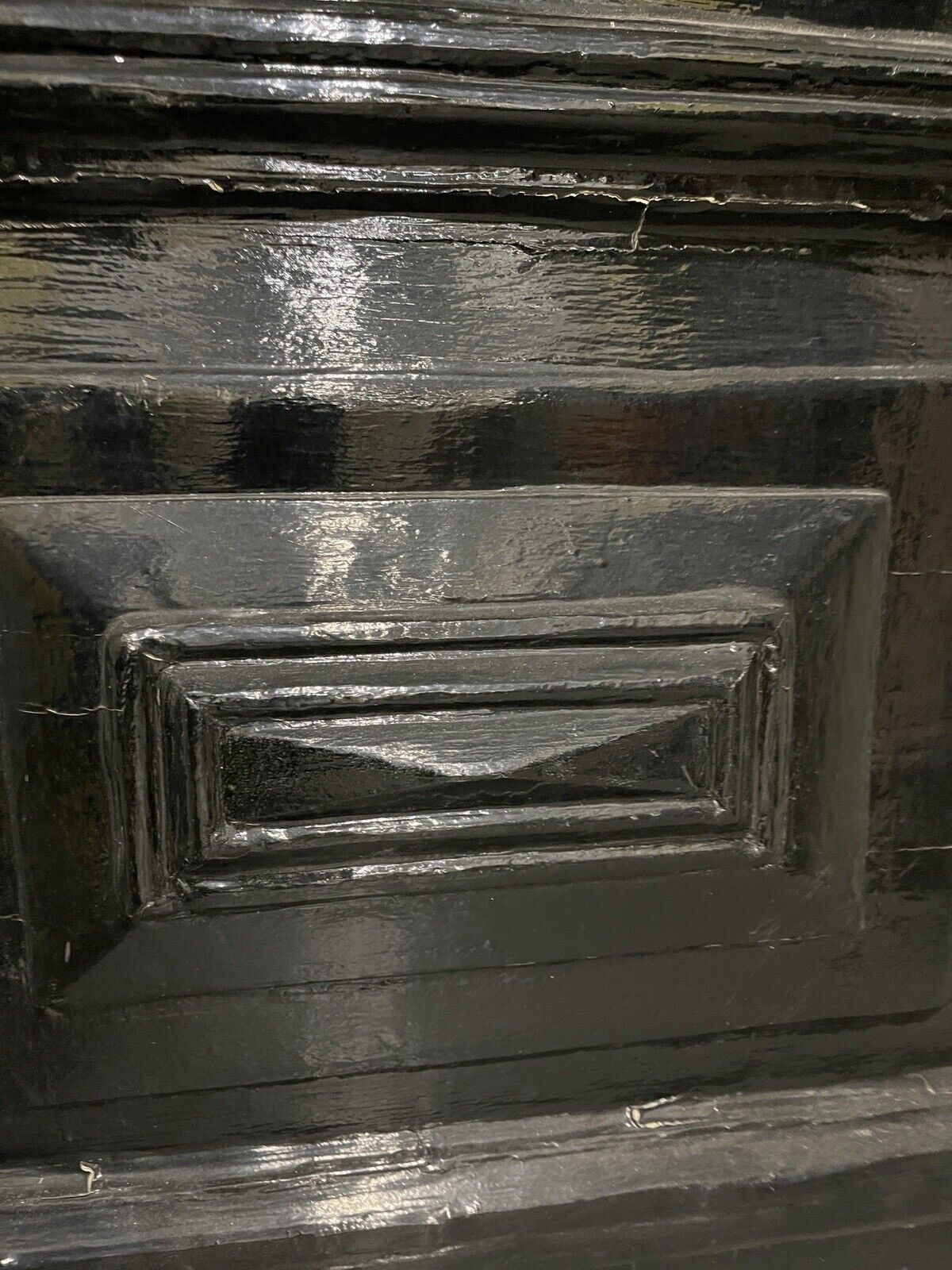 Reclaimed Victorian Edwardian Wooden Panel Front Door 2120 Or 2115 x 915mm