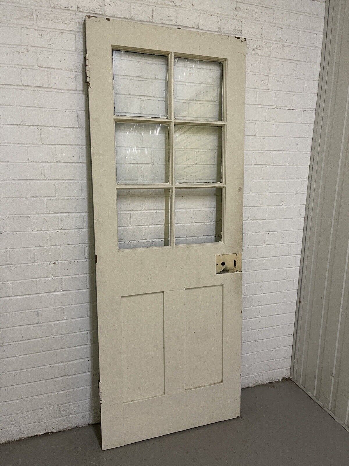 Reclaimed Georgian Victorian Wooden Panel External Or Internal Door 1980 x 760mm