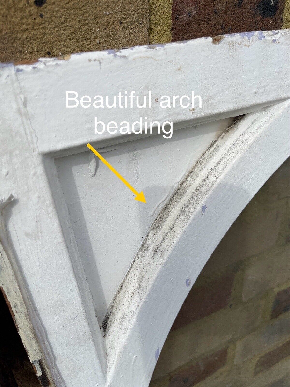 Job Lot of 3 Reclaimed Old Edwardian Arch Wooden Sash Windows 760 x 957mm