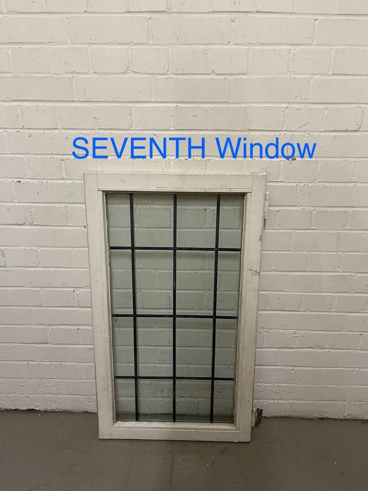 Job Lot Of 8 Reclaimed Leaded Light Double Glazed Wooden Windows