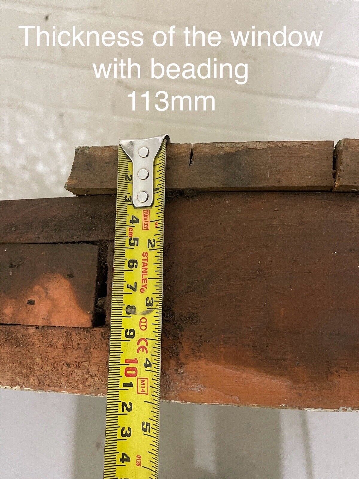 Reclaimed Old Georgian Edwardian Fanlight glass Panel Wooden Window 730 x 1655mm