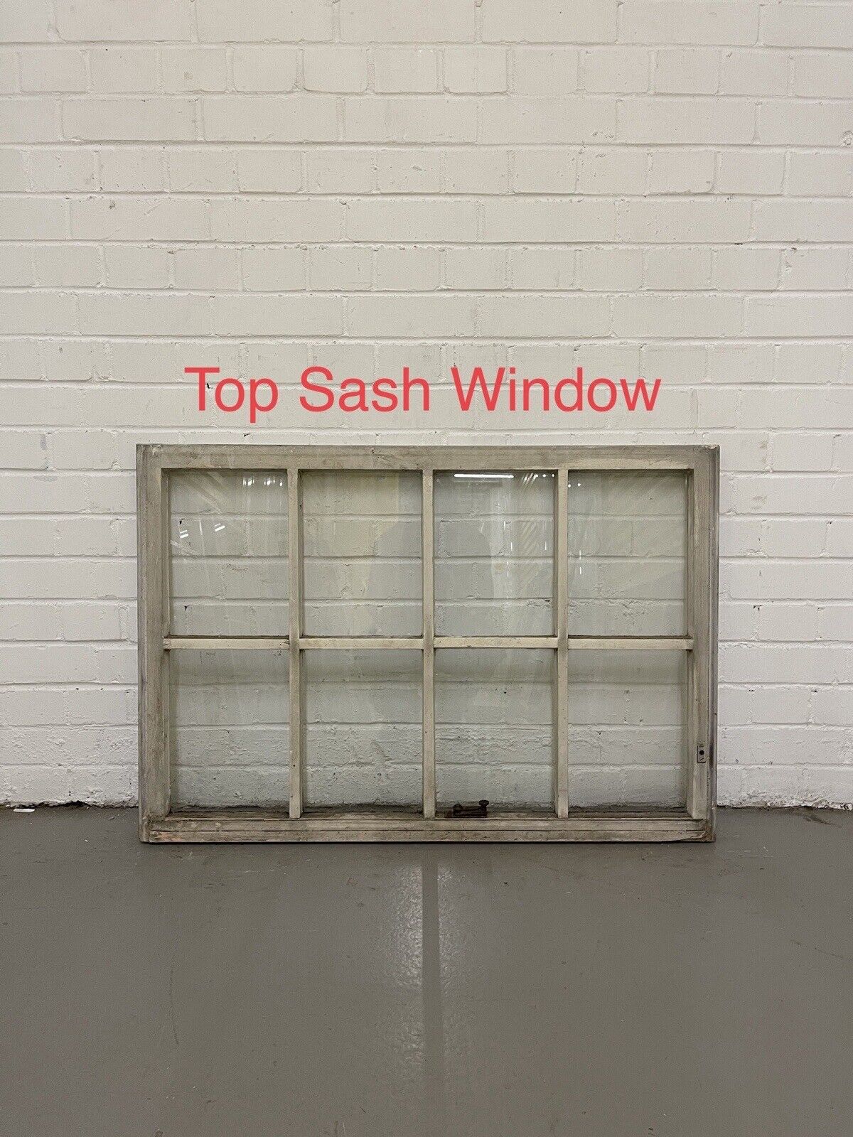 Pair Of Reclaimed Georgian 8 Panel Wooden Panel Sash Window 985 x 675 985 x685mm