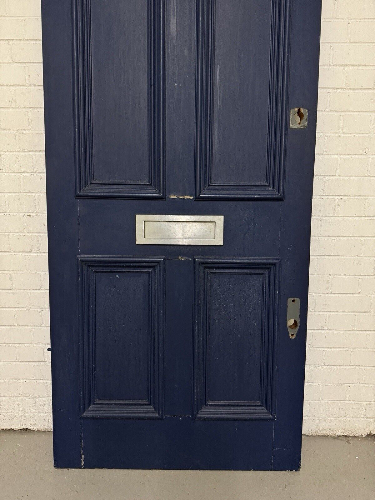 Reclaimed Old Victorian Edwardian Wooden Panel Front Door 2130 x 913mm