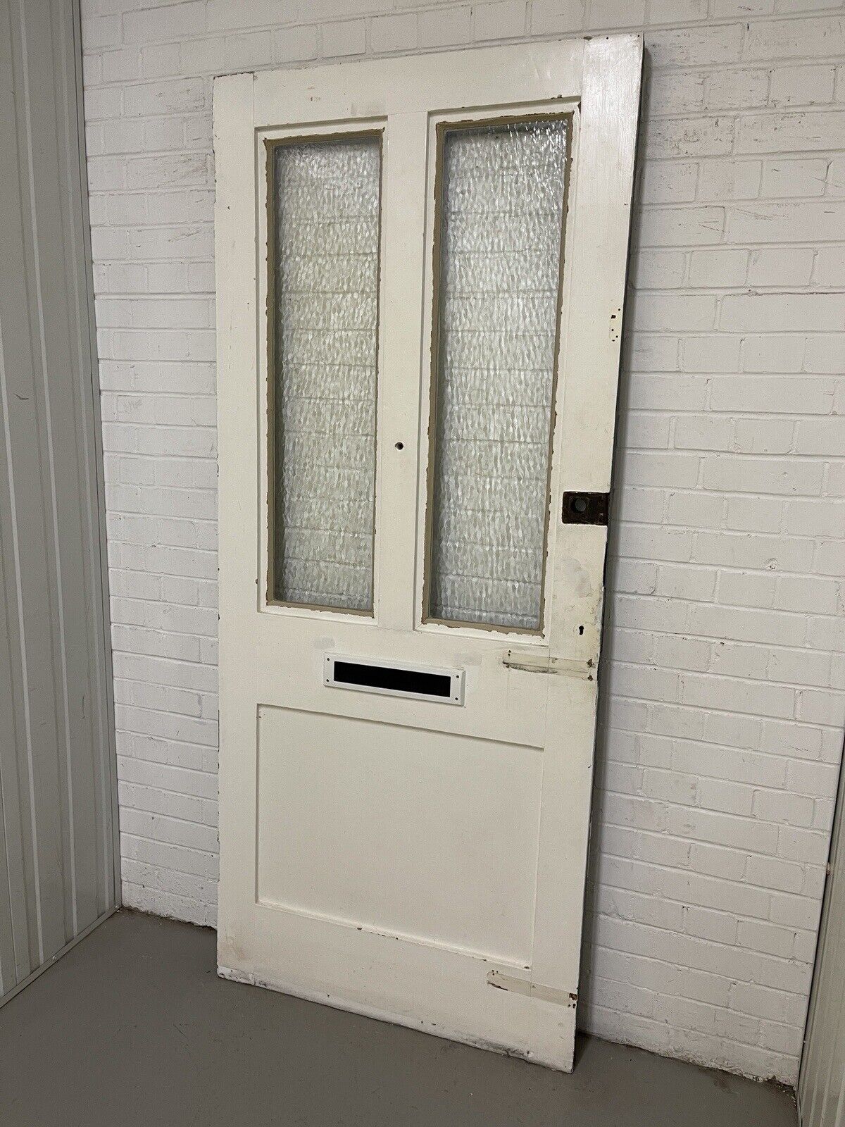 Reclaimed Old Victorian Edwardian Wooden Panel Front Door 2125 x 910mm