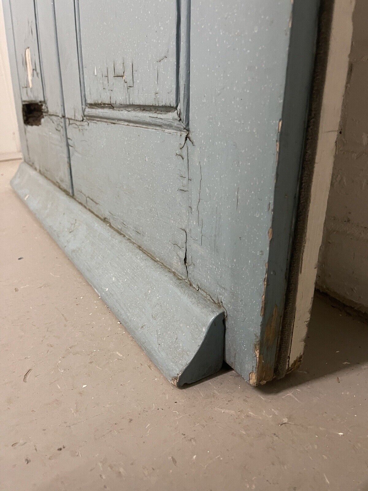 Reclaimed Old Victorian Edwardian Wooden Panel Front Door 2077 x 855mm