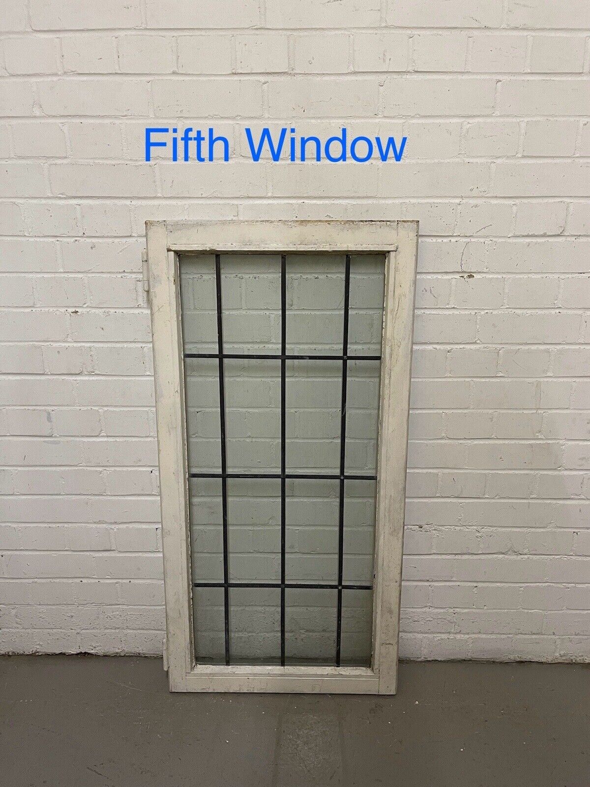 Job Lot Of 8 Reclaimed Leaded Light Double Glazed Wooden Windows