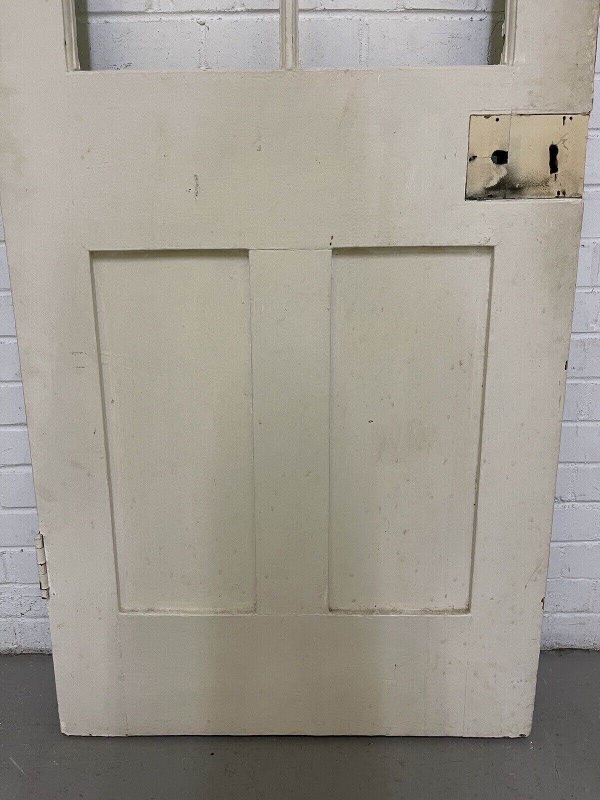 Reclaimed Georgian Victorian Wooden Panel External Or Internal Door 1980 x 760mm