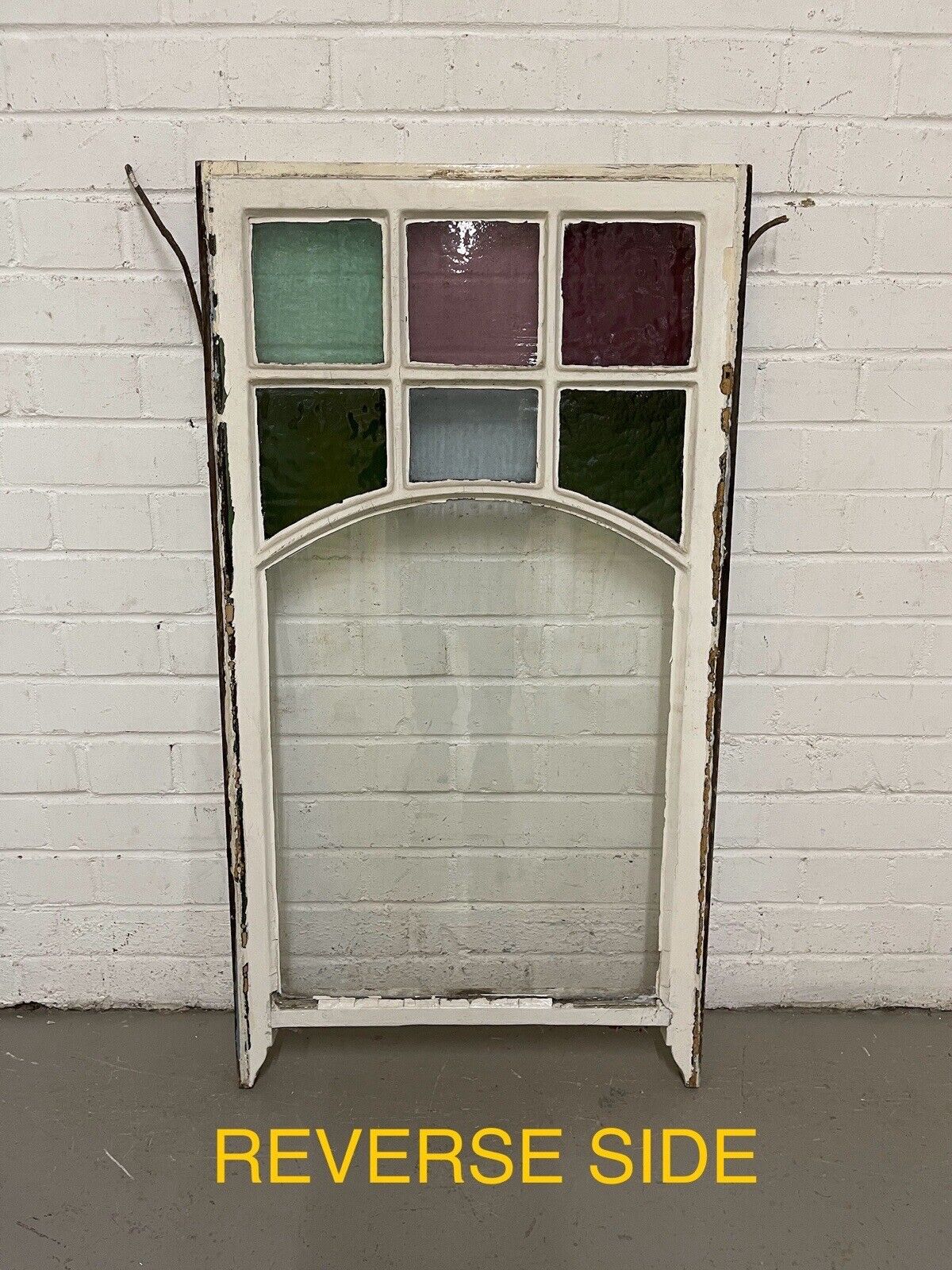 Reclaimed Old Georgian Edwardian Panel Wooden Sash Window 555 x 1030mm