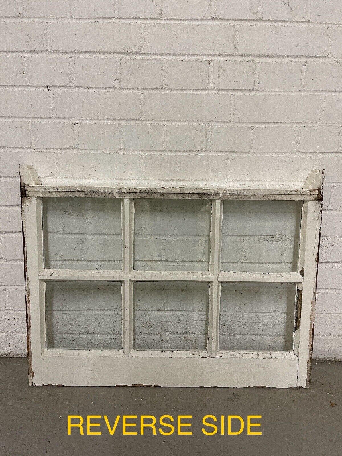 Pair Reclaimed Georgian 6 Panel Wooden Panel Sash Window 770 x 545 770 x 590mm