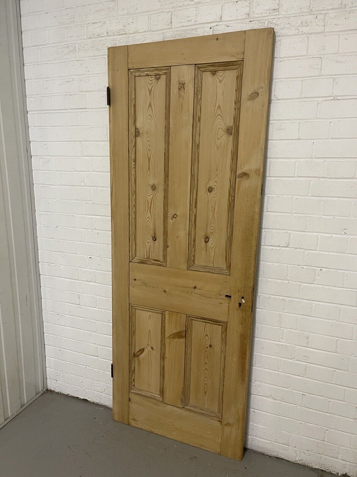 Reclaimed Victorian Pine Internal 4 panel Door 1940 or 1950 x 743mm