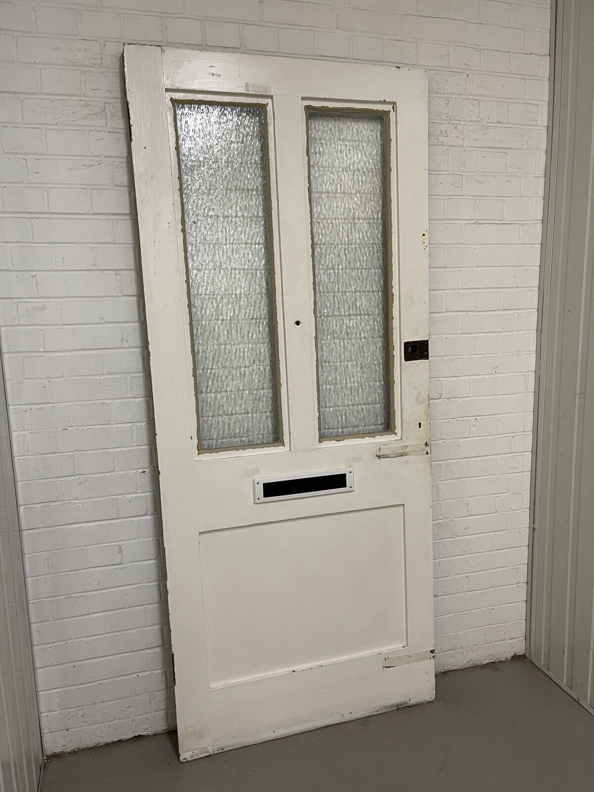 Reclaimed Old Victorian Edwardian Wooden Panel Front Door 2125 x 910mm