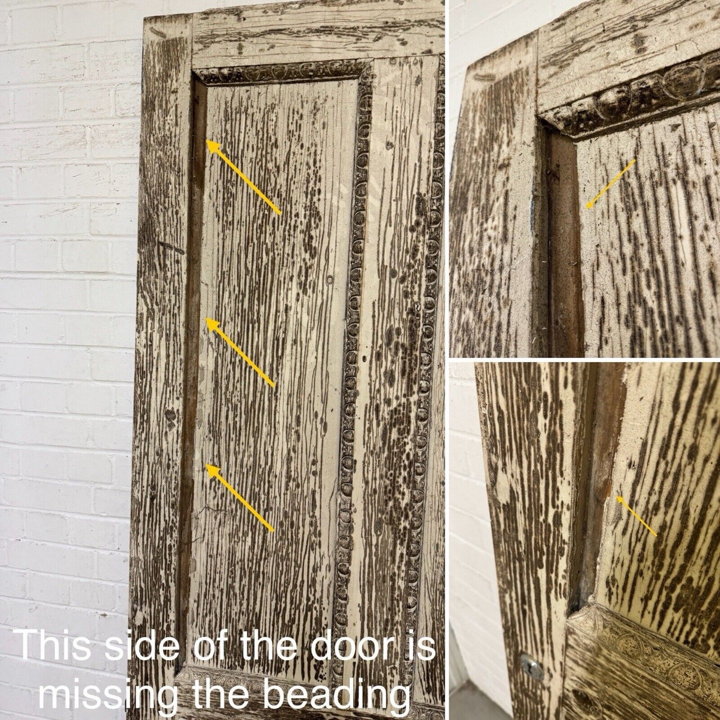 Reclaimed Victorian Distressed Internal 4 Door 2170 or 2165 x 880 or 885mm