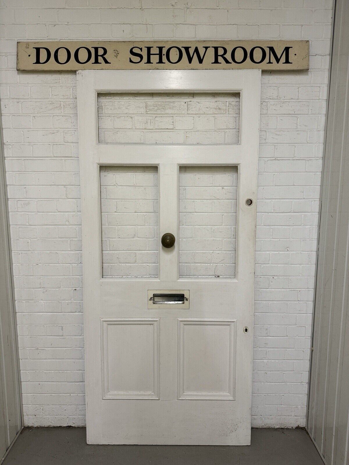 Reclaimed Victorian Edwardian Wooden Panel Front Door 2140mm x 975mm