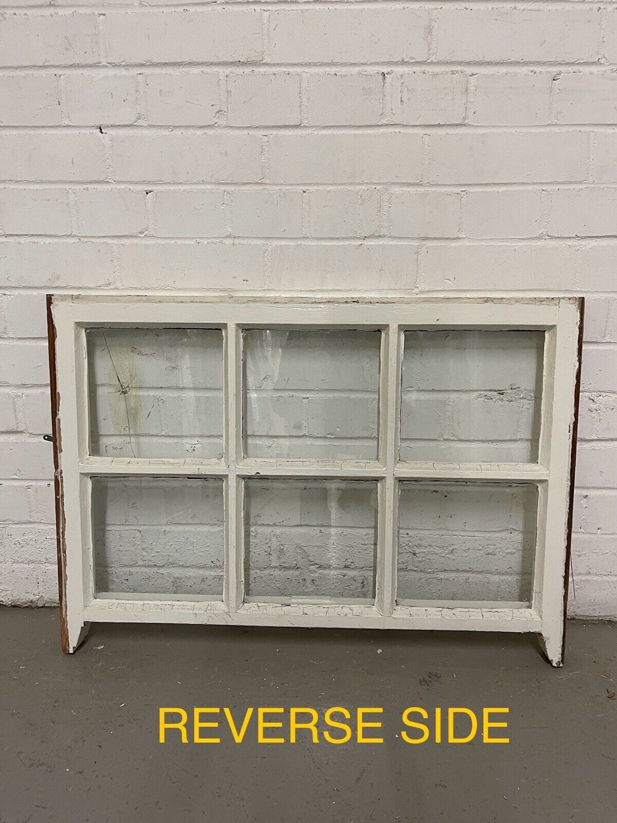 Pair Reclaimed Georgian 6 Panel Wooden Panel Sash Window 770 x 545 770 x 590mm