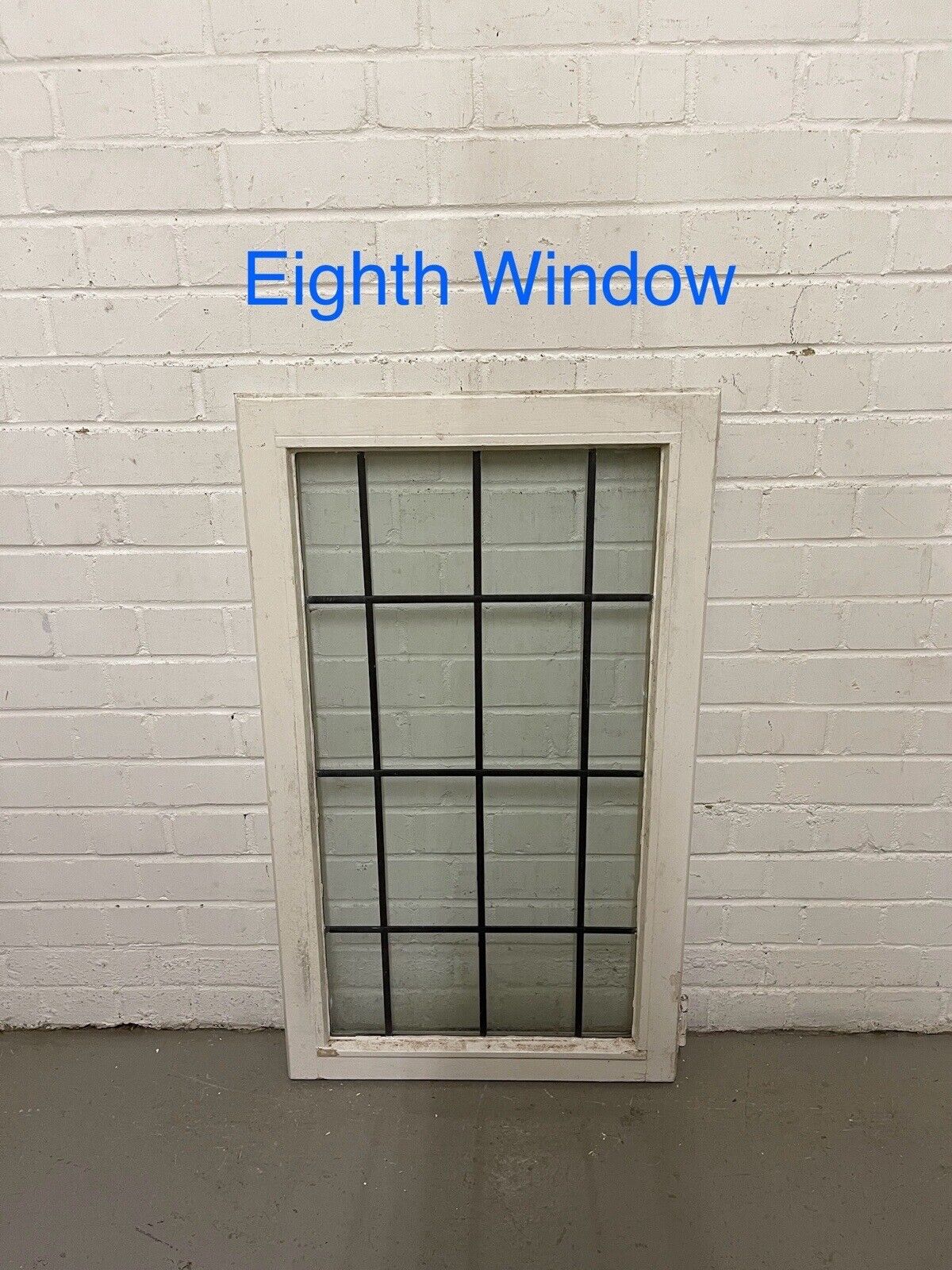 Job Lot Of 8 Reclaimed Leaded Light Double Glazed Wooden Windows