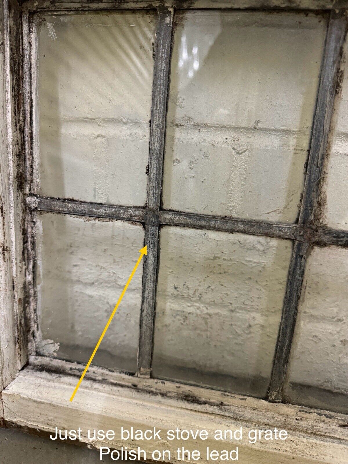 Pair Of Reclaimed Old Leaded Light Panel Wooden Windows 375 x 700mm 375 x 705mm