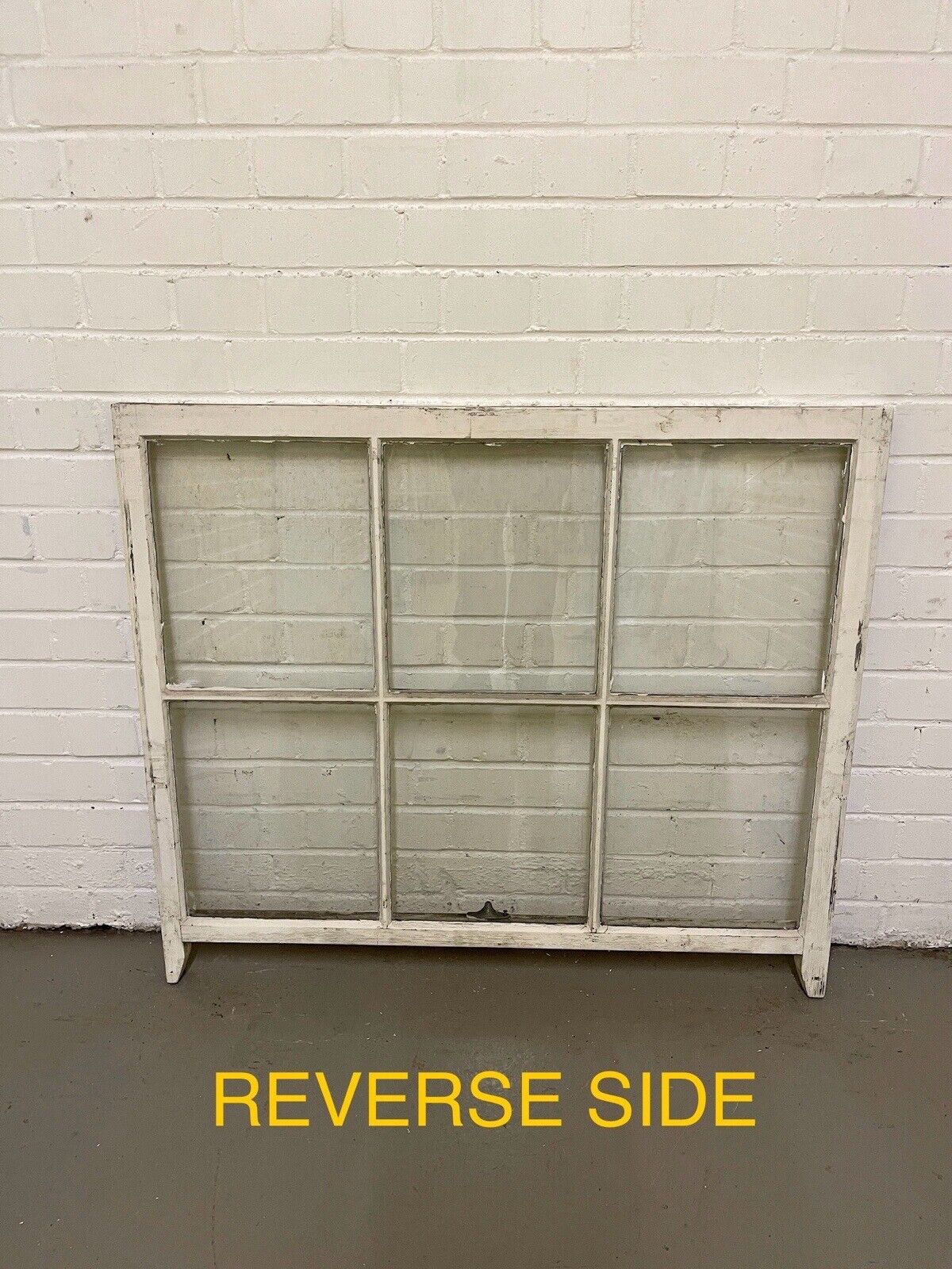 Reclaimed Georgian 6 Panel Wooden Panel Sash Window 985 x 845mm