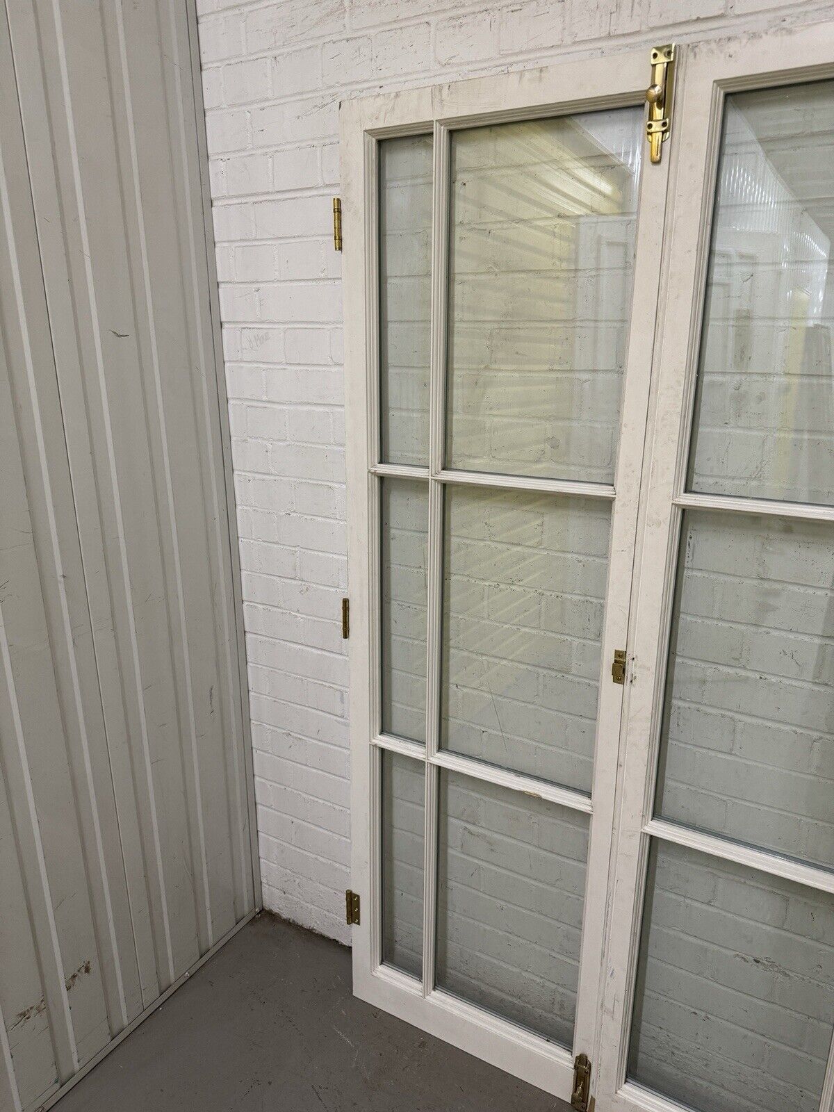 Reclaimed French Double Glazed Wooden Double Doors 1786 or 1810mm x 1120mm