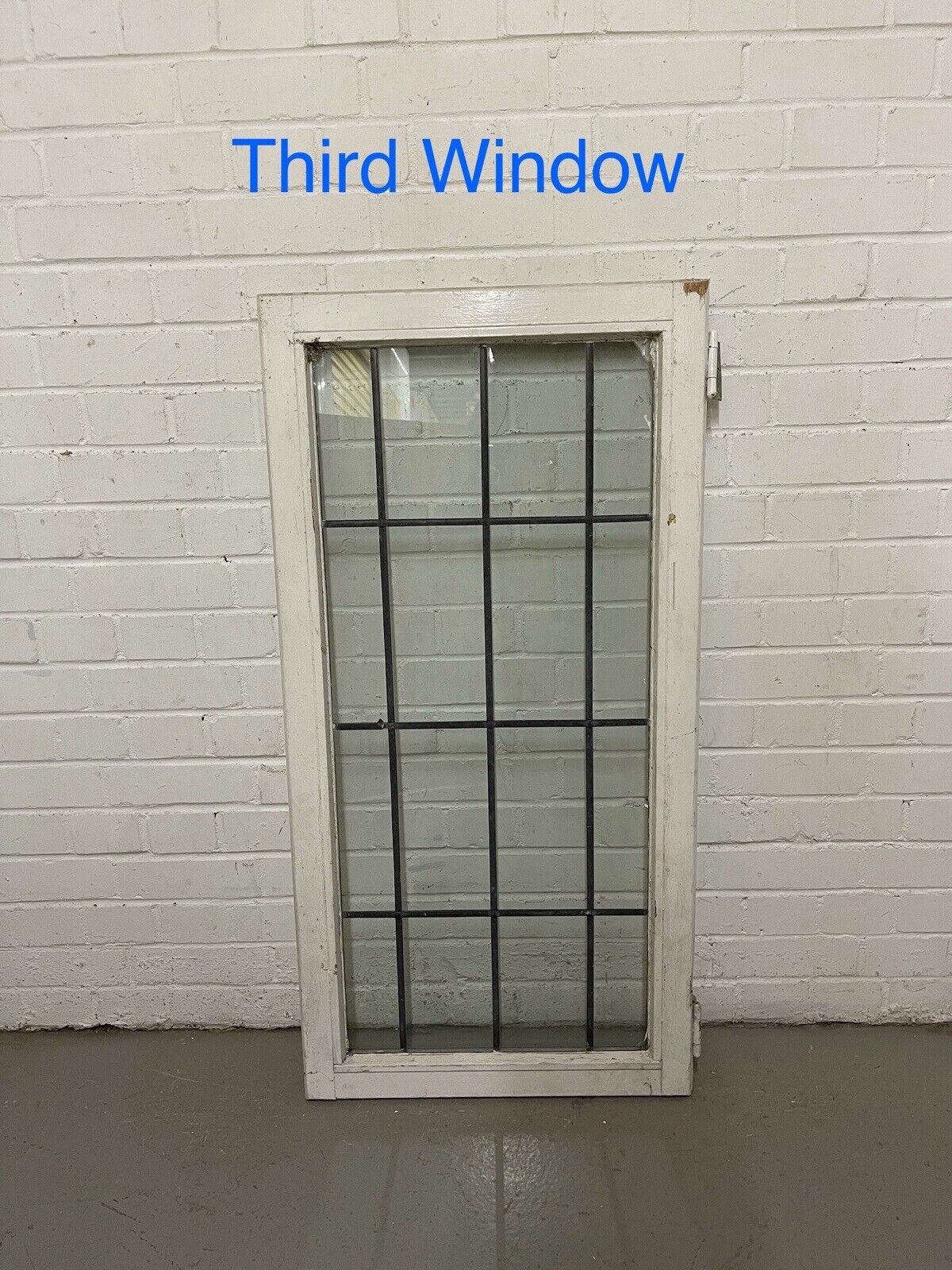 Job Lot Of 8 Reclaimed Leaded Light Double Glazed Wooden Windows